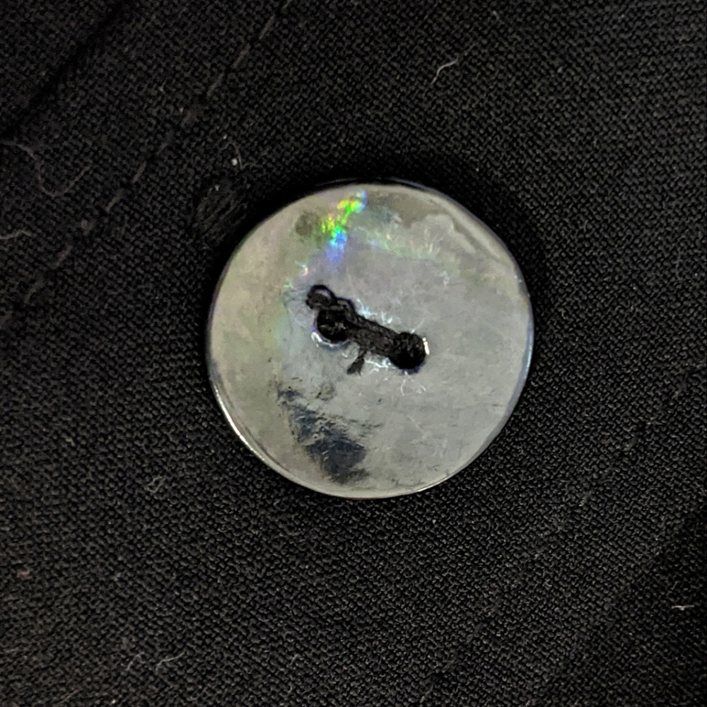 Chico's Button Down Blazer / Jacket, Black, Large - image 8